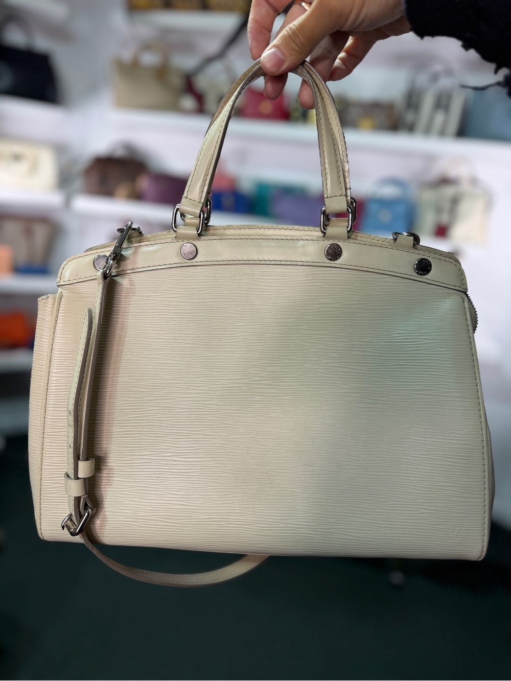 LV Ivory Epi Leather 2 Way BY ITSELF